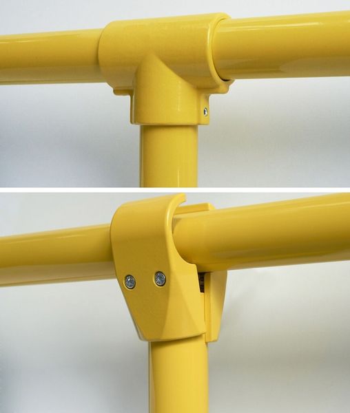 Ob ein- oder zweischalig: Beide Rohrverbinder-Grundtypen von Brick punkten mit ihrer Montagefreundlichkeit. Die einfache Schraubbefestigung erlaubt ein unkompliziertes und schnelles Auf- und Umbauen ohne riskante Schweißarbeiten oder Spezialwerkzeug. (Bild: Brinck)