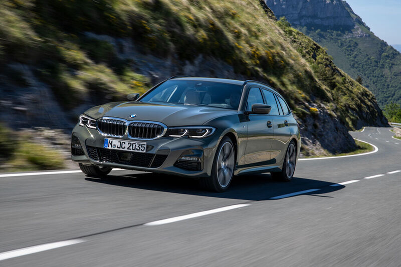 Ein halbes Jahr nach der Limousine stellt BMW im September auch den 3er Touring in die Schauräume. (BMW)