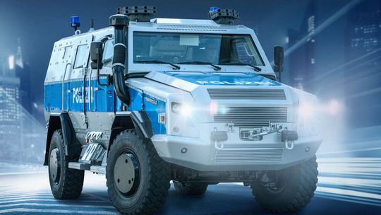 Survivor-Version mit Werferanlage für Nebel und Reizstoffe(Bild:  Rheinmetall)