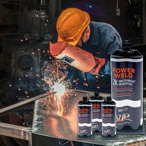 Power Weld MMA-Klebstoff wurde speziell entwickelt, um unter anderem die Anforderungen von Metallbauanwendungen zu erfüllen.(Bild:  VIP Industrieklebstoffe)