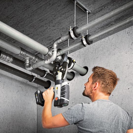 Viegas „Megapress“-Verbinder für Korrosionsschutz ohne Nacharbeit (Bild:  Viega)