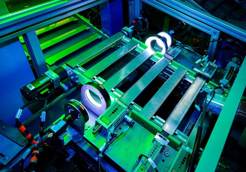 Dimensionsprüfungen beim AGR-Rohr: Das Schoeller Werk baut aus, um steigende Qualitätsansprüche zu erfüllen. (Bild: Schoeller Werk)