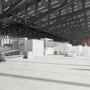 Trumpf demonstriert auf 5.500 qm das Zusammenspiel von Menschen, Maschinen, Lagern,  Automatisierung, Software und Industrie 4.0-Lösungen.