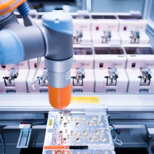 Nokia hat im Werk Oulu auch die Produktion weitgehend automatisiert.(Bild:  Petri Kekkonen/Nokia)