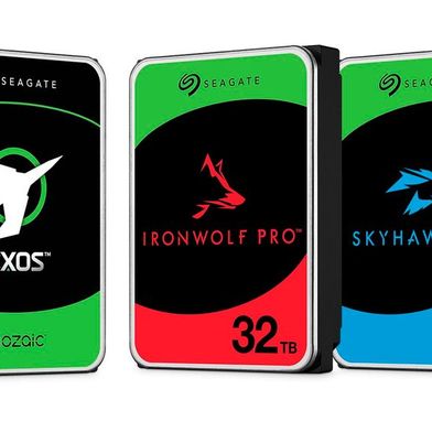 Die neuen 32-TB-CMR-Festplatten von Seagate sind ab sofort verfügbar. (Bild: Seagate)