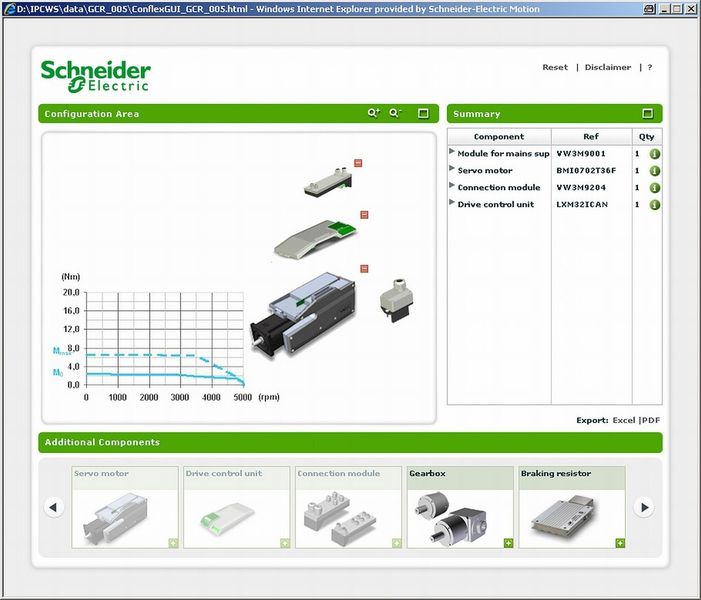 Der Online-Konfigurator vereinfacht die Auswahl und Zusammenstellung der Basiskomponenten. (Bild: Schneider Electric)