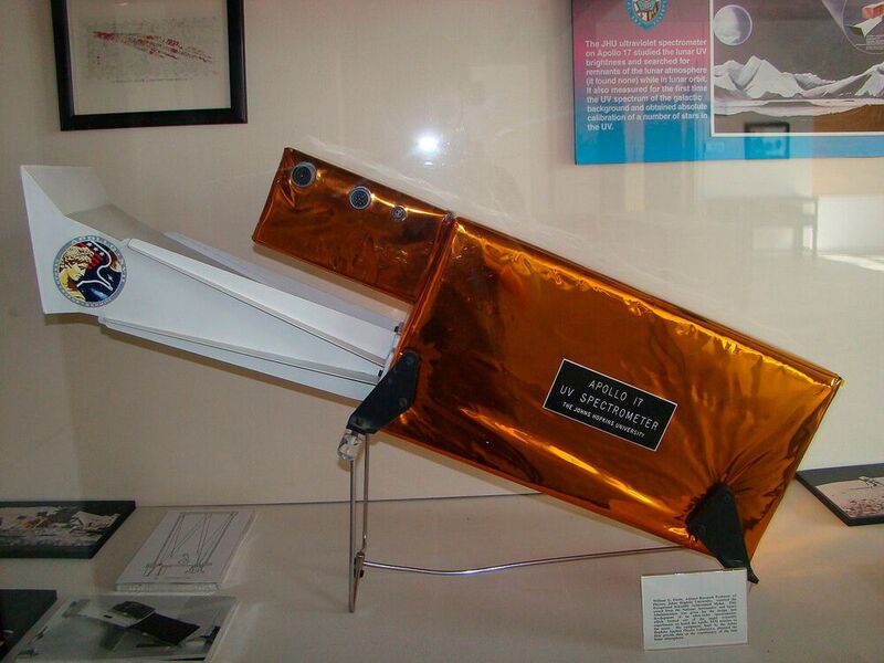 Ein Modell des UV-Spektrometers, mit dem die ersten genauen Messungen der Bestandteile der Mond-Atmosphäre durchgeführt wurden. (Bild: Nasa)