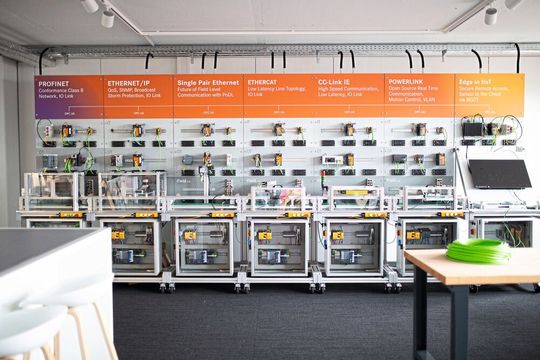 Im neuen LAPP Exploration Center haben Kunden die Möglichkeit, sich von LAPP Experten praxisnah schulen zu lassen.(Bild:  Lapp)