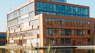 Infineons Hauptsitz in Neubiberg bei München.  (Infineon)