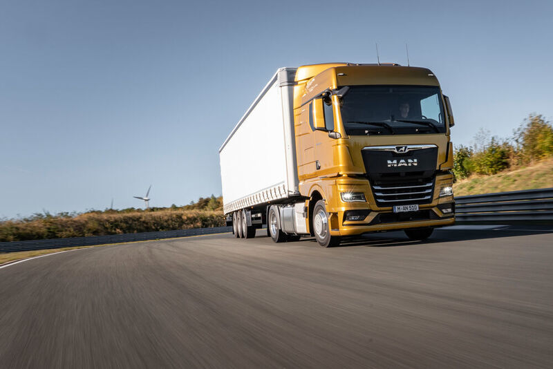 Der neue MAN-Truck fährt mit Diesel, die Motoren decken Leistungsklassen zwischen 160 und.640 PS ab. Außerdem sollen sich alle neuen Antriebe leicht integrieren lassen. (MAN Truck & Bus SE)