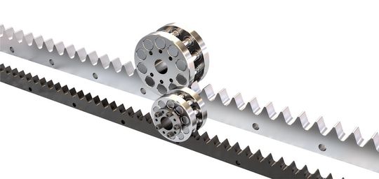 Rollenritzel-Zahnstangensysteme von Nexen für anspruchsvolle rotative und lineare Positionieraufgaben.(Bild:  Nexen Group)