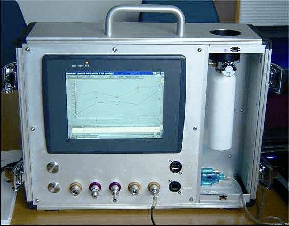 Dank Mikrosystemtechnik eignet sich der Gaschromatograph Igraph-X zum mobilen Einsatz in Prozessanlagen.  (Bild: Th. Schmidt)