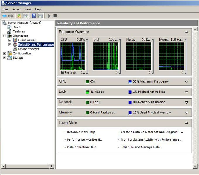 Abbildung 1: Der Server Manager ist das neue Verwaltungsinterface des Windows Server 2008. (Archiv: Vogel Business Media)
