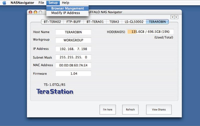 Die Software NAS Navigator von Bufallo verspricht blitzschnellen Zugriff auf Daten und Einstellungen. (Archiv: Vogel Business Media)