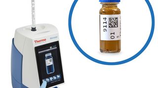 Mit dem neuen System können Vials leserlich beschriftet werden. (Bild: Thermo Fisher Scientific)