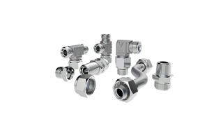 Zum Voss-Produktspektrum zählen kundenindividuelle Rohrgeometrien, Rohr- und Schlauchverbindungen, Schlaucharmaturen, Flanschverbindungen sowie Hydraulikventile, Messkupplungen und weiteres nützliches Zubehör. (Voss)