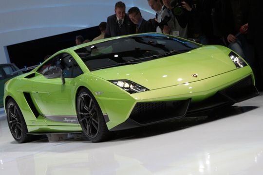 Lamborghini präsentiert auf dem Genfer Autosalon seinen neuen Gallardo LP 570-4 Superleggera. (Archiv: Vogel Business Media)
