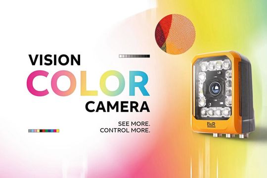 The new B&R color camera offers a reliable solution for detecting print marks for OEMs and machine builders.(Image:  B&R)