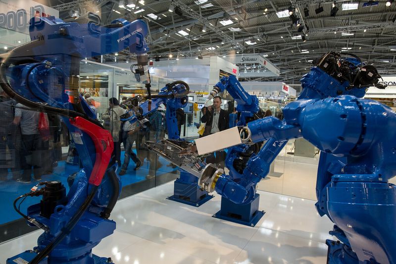 Rückblick: Impressionen von der Automatica 2012. (Bild: Messe München)