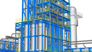 MPS’ Methanol-To-Go small-scale methanol plant is a key component in the process chain of green gasoline production at Arbor Renewable Gas’ Spindletop plant.  (Business Wire)