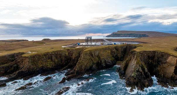 Der Startplatz „Fredo“ ist Teil des kommerziellen Weltraumbahnhofs von Saxavord auf den Shetland-Inseln.