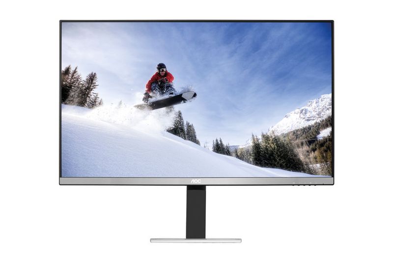 Der AOC Q2577PWQ  bietet eine Auflösung von 2.560 x 1.440 Pixel auf einem IPS-Panel mit 25 Zoll Diagonale. Mit seinem schmalen Rahmen ist der Monitor sehr kompakt. (Bild: AOC)