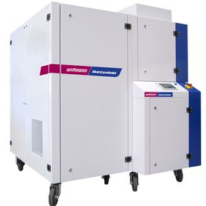 Wittmann Battenfeld wird im Rahmen der Interplastica 2018 in Moskau unter anderem diese selbst entwickelte Druck- und Stickstofferzeugungs-Einheit dem Publikum vorstellen.