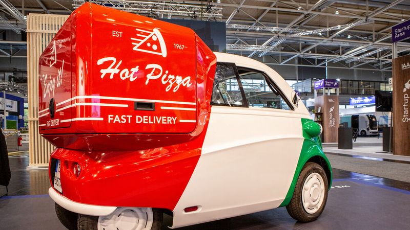 Der wendige Lieferwagen kann eine Spitze von 90 km/h erreichen. (Bild: Electric Brands)