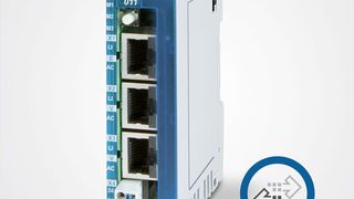 Varan-Echtzeitanalyse mit dem VA 011. Der Varan Analyzer VA 011 ist 25 mm breit, 104 mm hoch und 72 mm tief. (Sigmatek)