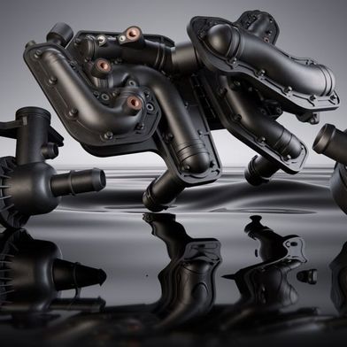 Individual PPA parts are often joined by hot-gas welding to form components with complex geometries. (Source: BASF)