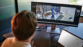 Mit mosaixx erhalten Systemintegratoren und andere Engineering-Kunden einen
Zugang zu unterschiedlichsten Softwarelösungen rund um ECAD- und MCAD-Programmen,
Simulation, Offlineprogrammierung sowie virtueller Inbetriebnahme. (Bild: Visual Components/mosaixx)
