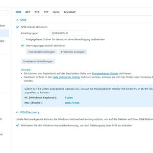 Beim Einsatz von NAS-Systemen wie von Synology kann der Datenaustausch im Netzwerk zwischen verschiedenen Betriebssystemen einfacher erfolgen.(Bild:  Joos – Microsoft)