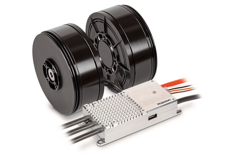 Unbemannte Luftfahrzeuge benötigen zuverlässige Komponenten und vor allem energieeffiziente Antriebe, die eine möglichst lange Flugzeit gewährleisten, wie die UAV-Antriebe von Maxon.  (Bild: Maxon)