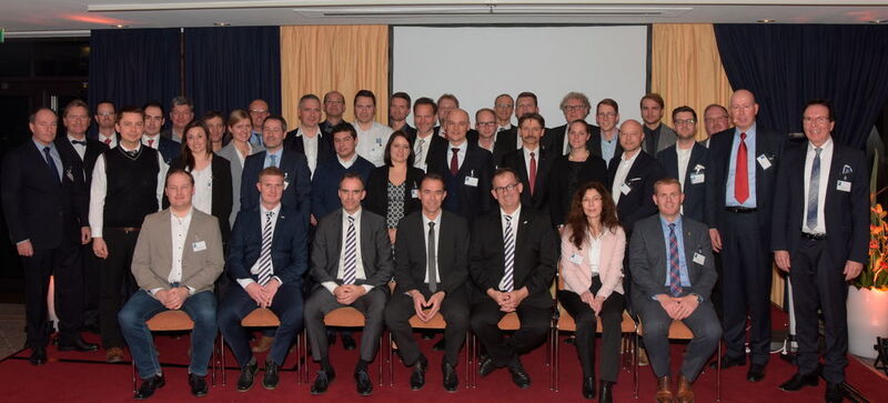 Hier sind die pro-K-award-Gewinner 2017 versammelt. Die pro-K award night wurde am 12. Januar im Intercontinental in Frankfurt am Main begangen. (pro-K)