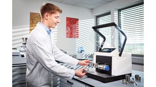 Schwingmühle MM 400 (Bild: Oliver Bellendir, Retsch)