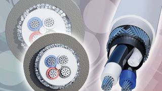 HEW stellt ultradünne Aderisolationen (links) aus modifiziertem PTFE für reduzierte Kabeldurchmesser vor sowie auf der HEW-Silent-Technology basierende Tapes zur Minimierung der Rauschspannung bei der Übertragung kleinster elektrischer Signale (rechts).  (HEW-Kabel)