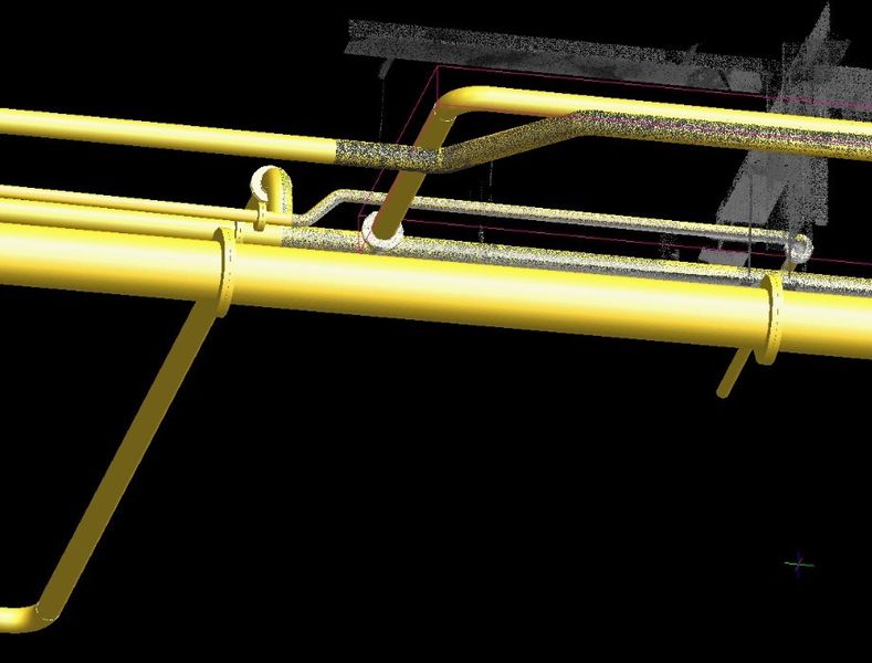 Neuplanung mit Kollision (Bild: Scantec 3D)