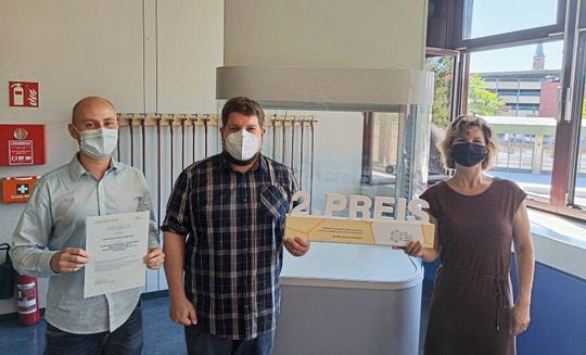 Ebenfalls auf Platz zwei ist die Projektgruppe des Helmholtz-Gymnasium Zweibrücken. Dort haben Schüler ein komplett digitales Escape-Labor für den Einstiegsunterricht Chemie in der Klassenstufe 8 erstellt.(Bild:  VCI)