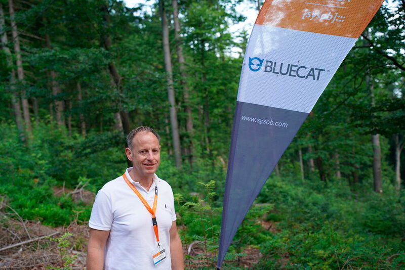 Guido Seelbach stellt das Lösungsportfolio von Bluecat vor. (Sysob)