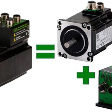 Modulare Closed-Loop-Bewegungssteuerung aus MSP-Schrittmotor, PA0260-Encoder und SMC66-Steuerung. (Bild: JVL)