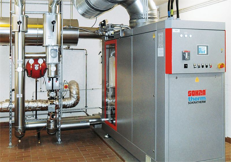Das BHKW-Kompaktmodul GG 140 trägt im Rahmen eines Energie-Contracting-Projekts dazu bei, dass die Frankfurter Allgemeine Zeitung (F.A.Z.) ihre Heizkosten deutlich senken kann. (Sokratherm)