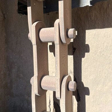 Die neue Generation an Zentralketten ist nun deutlich leichter. Sie arbeitet mit weniger Totlast und erhöht dadurch ihre Leistung.  (Bild: RuD)