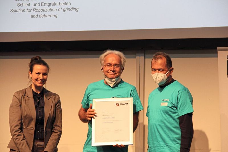 Nominee in der Kategorie Oberflächentechnik: Cooil DNA GmbH für den Webservice zur Identifikation von Metallteilen „coilDNA Code“. (Bild: VCG/Ikas)