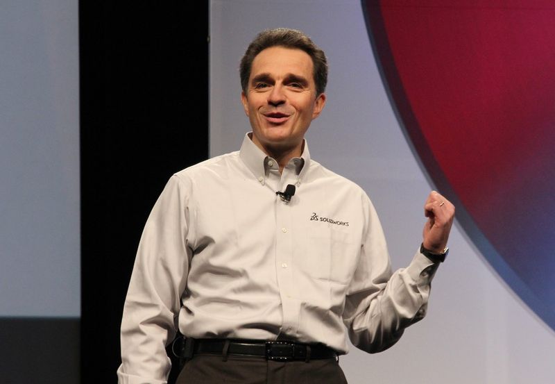 Bertrand Sicot stellt mit Solidworks Inspection und Solidworks Conceptual zwei Neuheiten für dieses Jahr vor. (Bild: Michel)