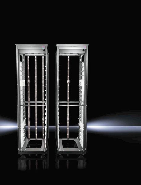 Bild 1: Rittal bietet seine OCP-Racks mit 12 V DC und 48 V DC an. Die Racks sind energieeffizient durch Gleichstrom, standardisiert für kürzere Time-to-Market und skalierbar für flexiblere Anpassungen. (Rittal)