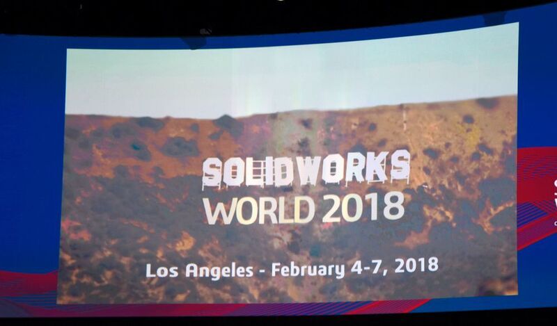 „We'll be back“: Nächsten Jahr findet die Solidworks World erneut Anfang Februar in Los Angeles statt. ((C)2017 Steffi Michel)