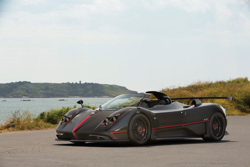 Der Paganni Zonda Aether Roadster erzielte 2019 einen Preis von 8,1 Millionen Euro: Rang 8. (Tom Gidden ©2019 Courtesy of RM Sotheby's)