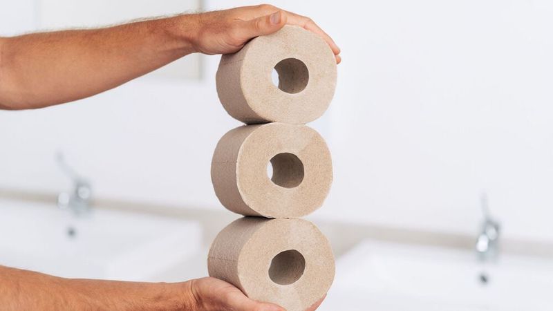 Das neue Produkt von Satino ist unter anderem als Toilettenpapier erhältlich.(Bild:  Wepa)