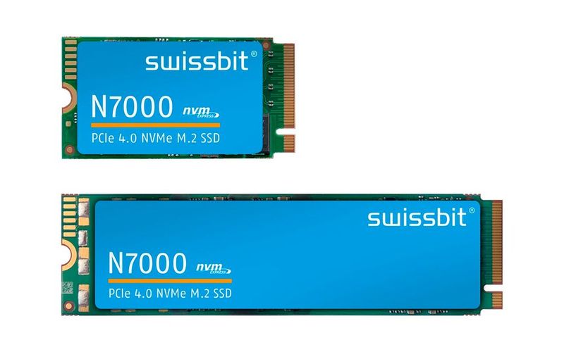 Swissbits neue PCIe-SSD-Plattform N7000 ist in den Formfaktoren M.2 2242 und M.2 2280 verfügbar.(Bild:  Swissbit)