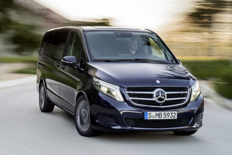 Bestseller bei den Großraum-Vans im Oktober 2018: Mercedes V-Klasse, 1.675 Neuzulassungen (© Daimler AG)